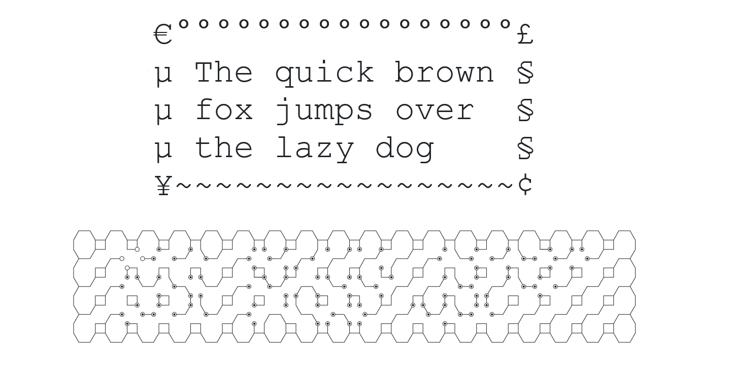 Font Hex Braille
